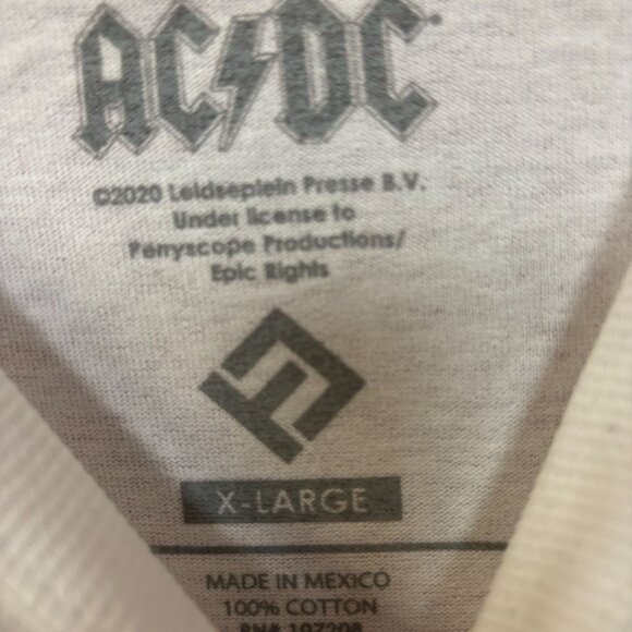 AC/DC Neon Highway to Hell Album Cover Art Hard Rock Tee XL - Picture 4 of 4